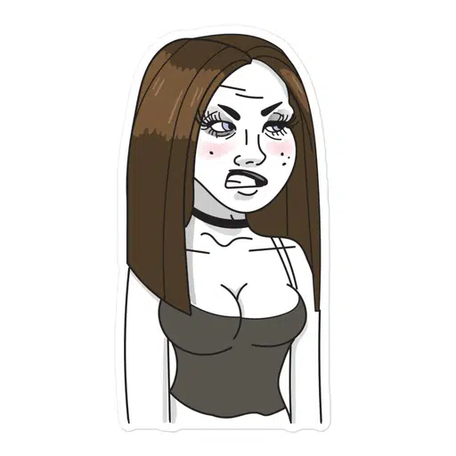resting foid face
