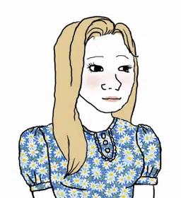 Foid mascot — the girl chud